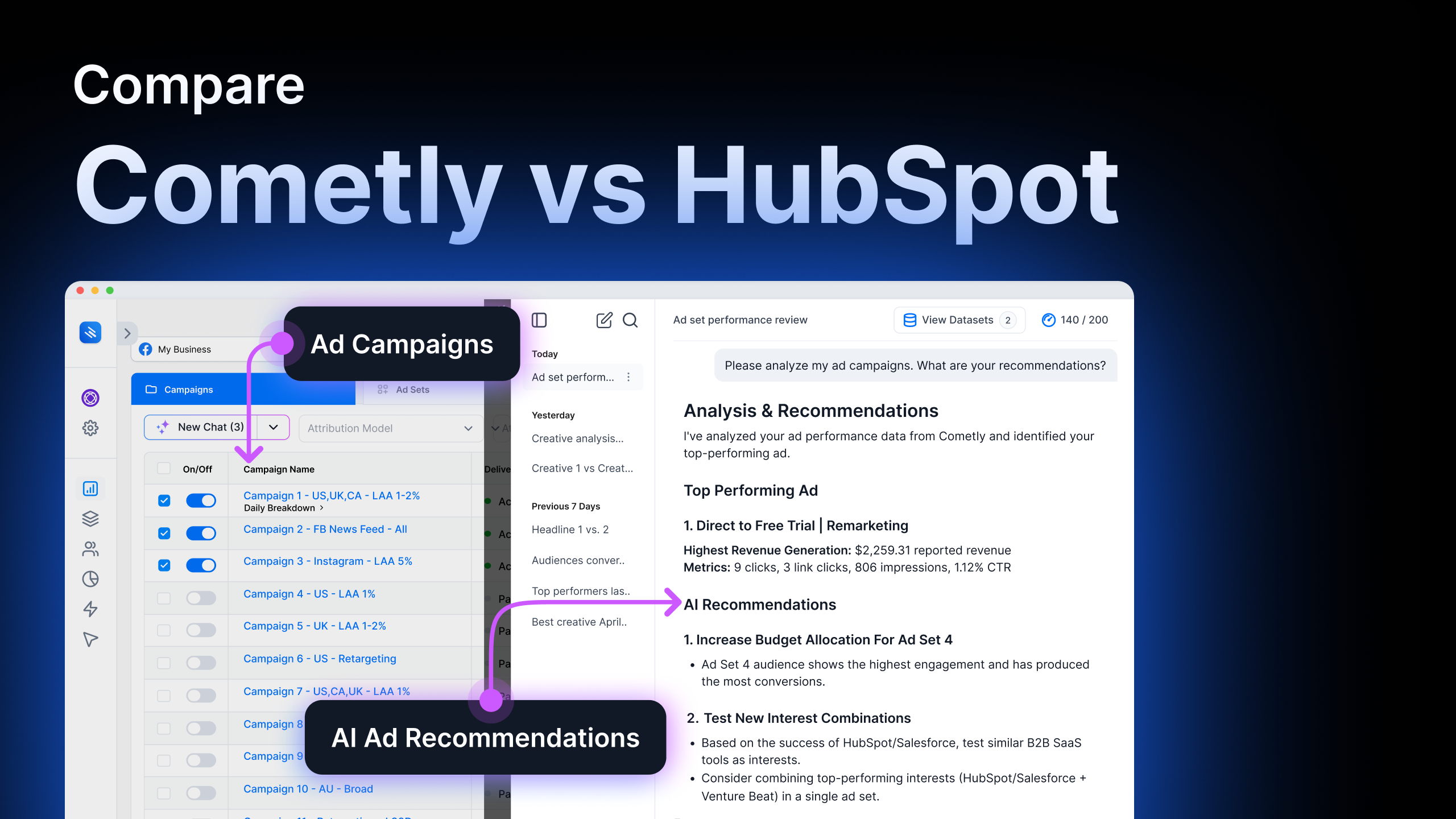 cometly-vs-hubspot-marketing-hub-platform-comparison